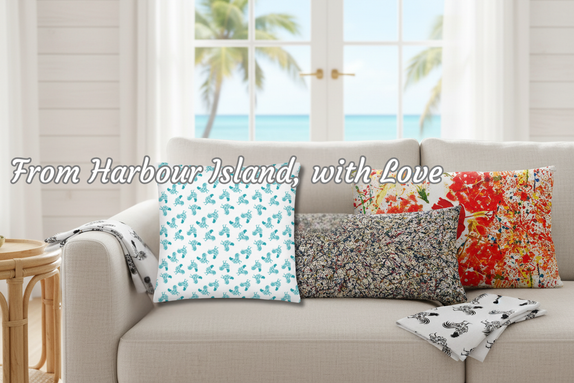 The Throw Cushion That Changes the Room: How a Single Printed Cushion Transforms a Minimal Bedroom into a Warm, Styled Space.
